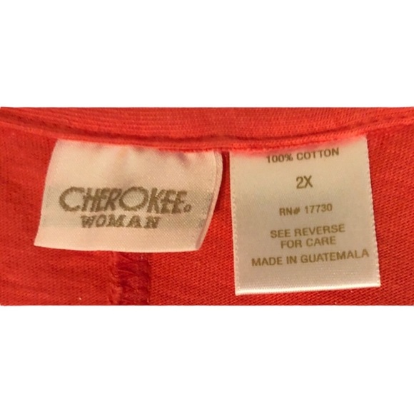 โข New โข Cherokee Cotton Sleeveless Sundress Swim Midi Maxi Pink Coral Host Pick - Picture 5 of 7